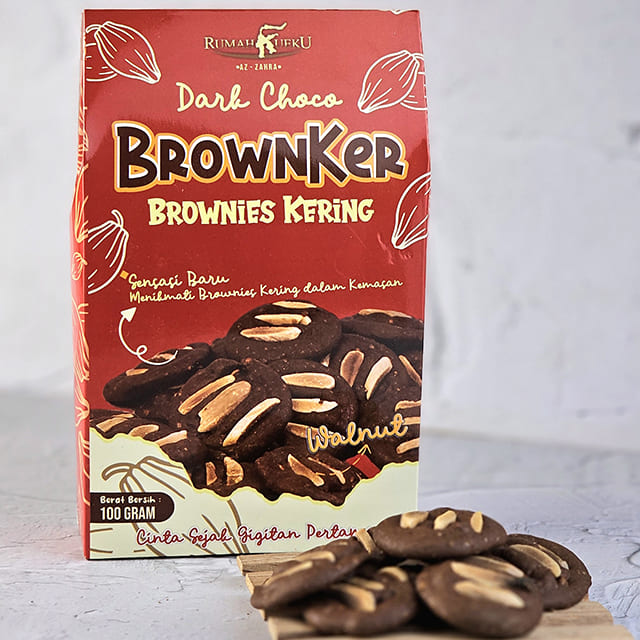 Brownies Kering Walnut